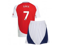 Arsenal Bukayo Saka #7 Hemmatröja Barn 2024-25 Kortärmad (+ Korta byxor)