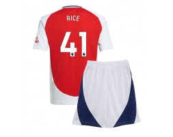 Arsenal Declan Rice #41 Hemmatröja Barn 2024-25 Kortärmad (+ Korta byxor)