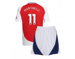 Arsenal Gabriel Martinelli #11 Hemmatröja Barn 2024-25 Kortärmad (+ Korta byxor)