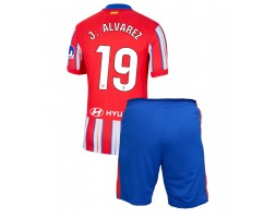 Atletico Madrid Julian Alvarez #19 Hemmatröja Barn 2024-25 Kortärmad (+ Korta byxor)