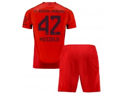 Bayern Munich Jamal Musiala #42 Hemmatröja Barn 2024-25 Kortärmad (+ Korta byxor)
