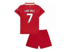 Liverpool Luis Diaz #7 Hemmatröja Barn 2024-25 Kortärmad (+ Korta byxor)