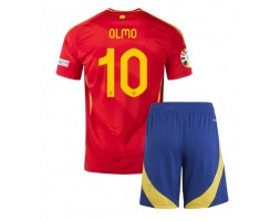 Spanien Dani Olmo #10 Hemmatröja Barn EM 2024 Kortärmad (+ Korta byxor)
