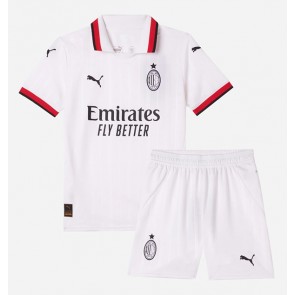AC Milan Bortatröja Barn 2024-25 Kortärmad (+ Korta byxor)