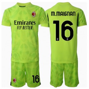 AC Milan Mike Maignan #16 Målvakt Tredje Tröja Barn 2024-25 Kortärmad (+ Korta byxor)