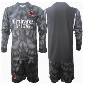 AC Milan Målvakt Hemmatröja Barn 2024-25 Långärmad (+ Korta byxor)