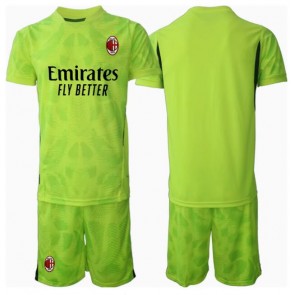 AC Milan Målvakt Tredje Tröja Barn 2024-25 Kortärmad (+ Korta byxor)