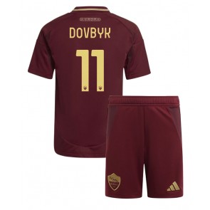 AS Roma Artem Dovbyk #11 Hemmatröja Barn 2024-25 Kortärmad (+ Korta byxor)