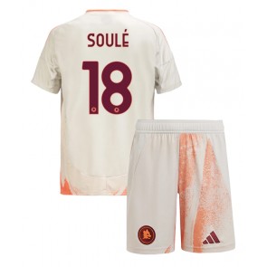 AS Roma Matias Soule #18 Bortatröja Barn 2024-25 Kortärmad (+ Korta byxor)
