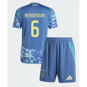 Ajax Jordan Henderson #6 Bortatröja Barn 2024-25 Kortärmad (+ Korta byxor)