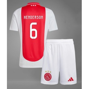 Ajax Jordan Henderson #6 Hemmatröja Barn 2024-25 Kortärmad (+ Korta byxor)