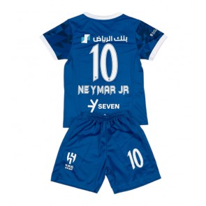 Al-Hilal Neymar Jr #10 Hemmatröja Barn 2024-25 Kortärmad (+ Korta byxor)