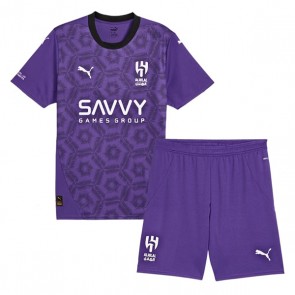 Al-Hilal Tredje Tröja Barn 2024-25 Kortärmad (+ Korta byxor)