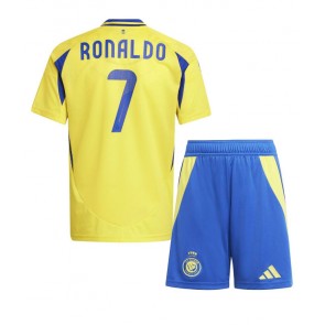 Al-Nassr Cristiano Ronaldo #7 Hemmatröja Barn 2024-25 Kortärmad (+ Korta byxor)