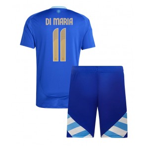 Argentina Angel Di Maria #11 Bortatröja Barn Copa America 2024 Kortärmad (+ Korta byxor)