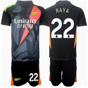 Arsenal David Raya #22 Målvakt Tredje Tröja Barn 2024-25 Kortärmad (+ Korta byxor)