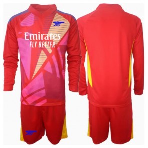 Arsenal Målvakt Bortatröja Barn 2024-25 Långärmad (+ Korta byxor)