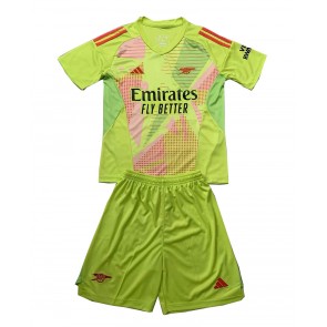 Arsenal Målvakt Hemmatröja Barn 2024-25 Kortärmad (+ Korta byxor)