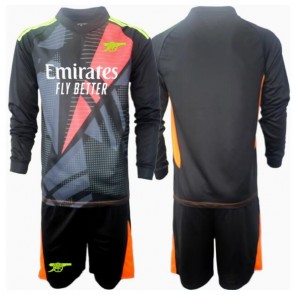 Arsenal Målvakt Tredje Tröja Barn 2024-25 Långärmad (+ Korta byxor)