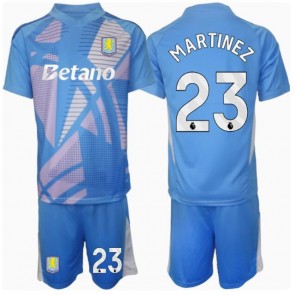 Aston Villa Emiliano Martinez #23 Målvakt Tredje Tröja Barn 2024-25 Kortärmad (+ Korta byxor)