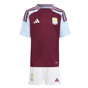 Aston Villa Hemmatröja Barn 2024-25 Kortärmad (+ Korta byxor)