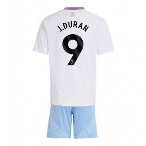 Aston Villa Jhon Duran #9 Bortatröja Barn 2024-25 Kortärmad (+ Korta byxor)