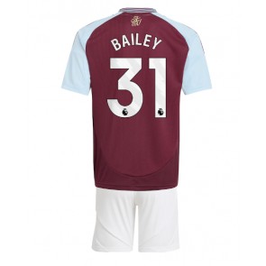 Aston Villa Leon Bailey #31 Hemmatröja Barn 2024-25 Kortärmad (+ Korta byxor)
