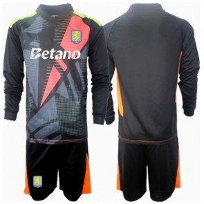 Aston Villa Målvakt Bortatröja Barn 2024-25 Långärmad (+ Korta byxor)