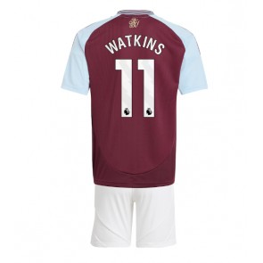 Aston Villa Ollie Watkins #11 Hemmatröja Barn 2024-25 Kortärmad (+ Korta byxor)