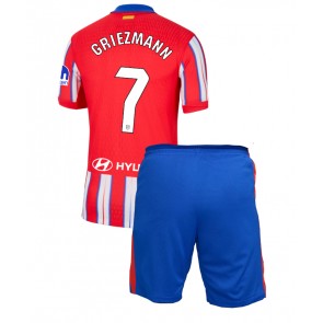 Atletico Madrid Antoine Griezmann #7 Hemmatröja Barn 2024-25 Kortärmad (+ Korta byxor)