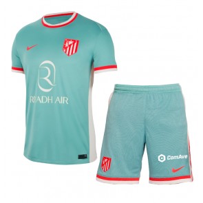 Atletico Madrid Bortatröja Barn 2024-25 Kortärmad (+ Korta byxor)