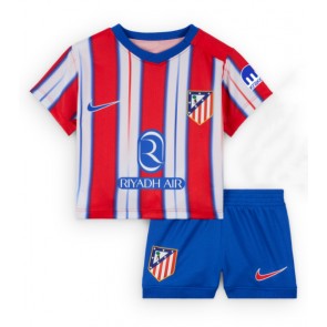 Atletico Madrid Hemmatröja Barn 2024-25 Kortärmad (+ Korta byxor)