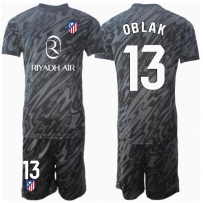 Atletico Madrid Jan Oblak #13 Målvakt Hemmatröja Barn 2024-25 Kortärmad (+ Korta byxor)