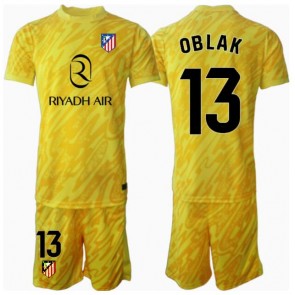 Atletico Madrid Jan Oblak #13 Målvakt Tredje Tröja Barn 2024-25 Kortärmad (+ Korta byxor)