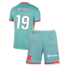 Atletico Madrid Julian Alvarez #19 Bortatröja Barn 2024-25 Kortärmad (+ Korta byxor)