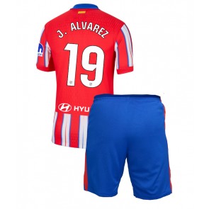 Atletico Madrid Julian Alvarez #19 Hemmatröja Barn 2024-25 Kortärmad (+ Korta byxor)