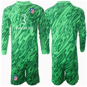 Atletico Madrid Målvakt Bortatröja Barn 2024-25 Långärmad (+ Korta byxor)
