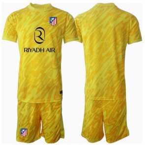 Atletico Madrid Målvakt Tredje Tröja Barn 2024-25 Kortärmad (+ Korta byxor)