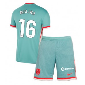 Atletico Madrid Nahuel Molina #16 Bortatröja Barn 2024-25 Kortärmad (+ Korta byxor)