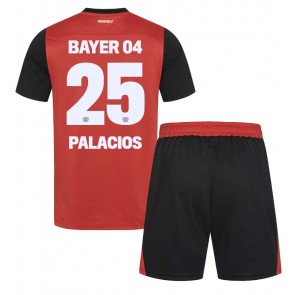 Bayer Leverkusen Exequiel Palacios #25 Hemmatröja Barn 2024-25 Kortärmad (+ Korta byxor)
