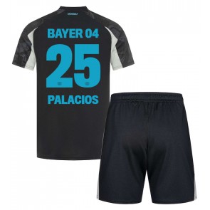 Bayer Leverkusen Exequiel Palacios #25 Tredje Tröja Barn 2024-25 Kortärmad (+ Korta byxor)