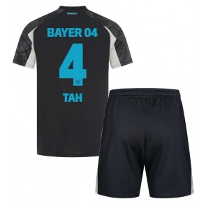Bayer Leverkusen Jonathan Tah #4 Tredje Tröja Barn 2024-25 Kortärmad (+ Korta byxor)