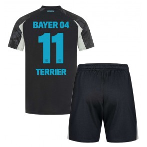 Bayer Leverkusen Martin Terrier #11 Tredje Tröja Barn 2024-25 Kortärmad (+ Korta byxor)