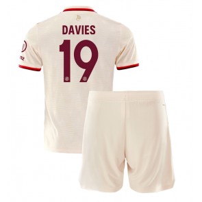 Bayern Munich Alphonso Davies #19 Tredje Tröja Barn 2024-25 Kortärmad (+ Korta byxor)