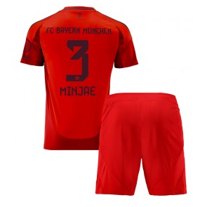 Bayern Munich Kim Min-jae #3 Hemmatröja Barn 2024-25 Kortärmad (+ Korta byxor)