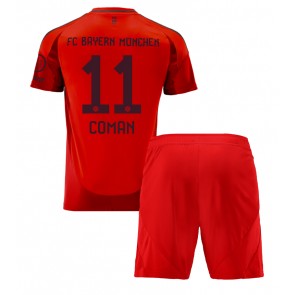 Bayern Munich Kingsley Coman #11 Hemmatröja Barn 2024-25 Kortärmad (+ Korta byxor)