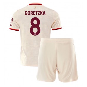Bayern Munich Leon Goretzka #8 Tredje Tröja Barn 2024-25 Kortärmad (+ Korta byxor)