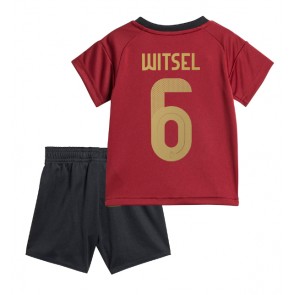 Belgien Axel Witsel #6 Hemmatröja Barn EM 2024 Kortärmad (+ Korta byxor)