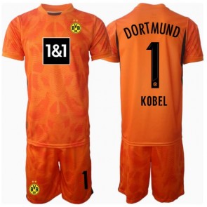 Borussia Dortmund Gregor Kobel #1 Målvakt Tredje Tröja Barn 2024-25 Kortärmad (+ Korta byxor)