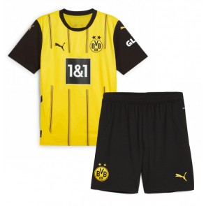 Borussia Dortmund Hemmatröja Barn 2024-25 Kortärmad (+ Korta byxor)
